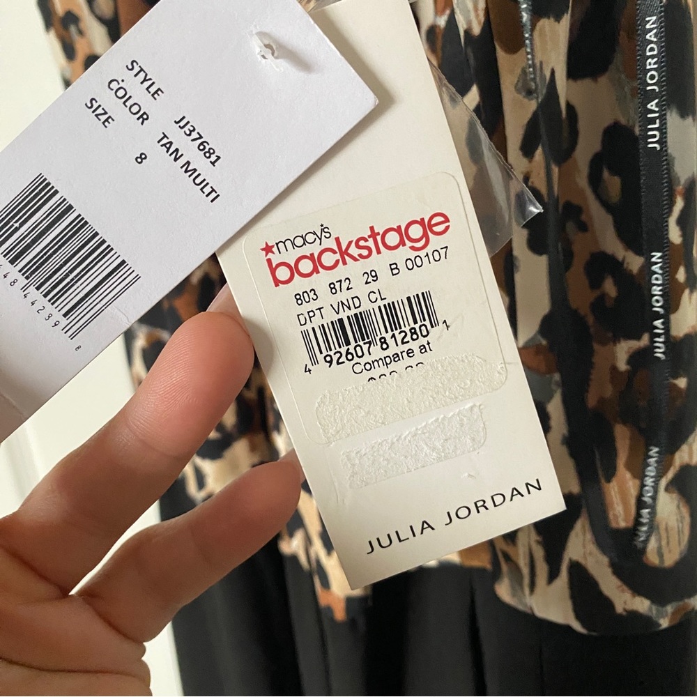 Julia Jordan Leopard Jumpsuit, Size 8, Leopard Pr… - image 6